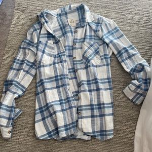 Super cute blue Billabong Flannel